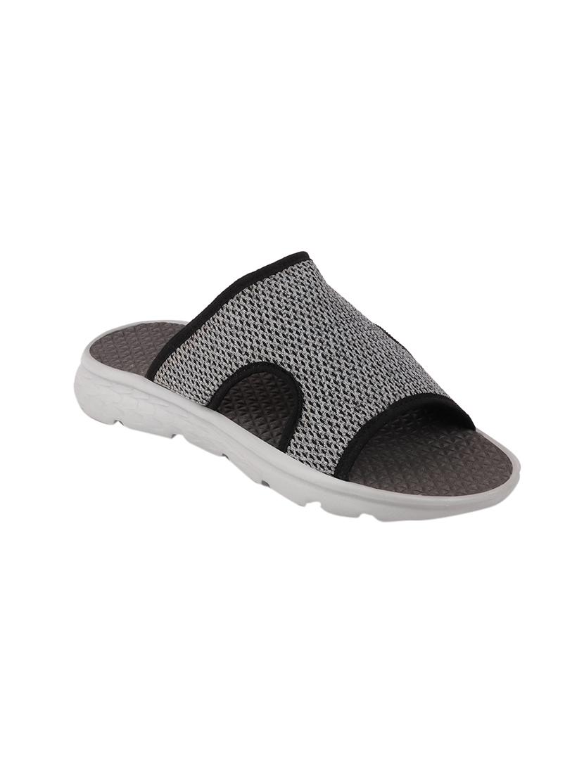 grey mesh slip on flip flops - 17325349 - Zoom Image - 2