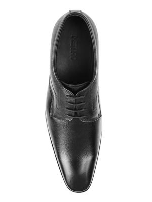 black leather laceup derbies - 17325960 - Standard Image - 3