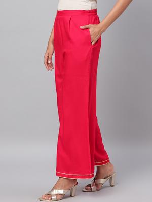 solid flared palazzo - 17326280 - Standard Image - 2