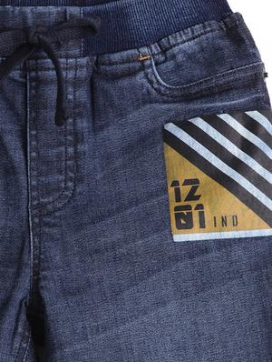 navy blue denim three fourth - 17326283 - Standard Image - 3