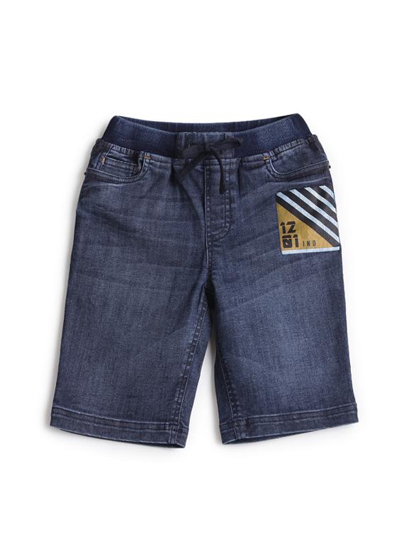navy blue denim three fourth - 17326283 - Zoom Image - 1