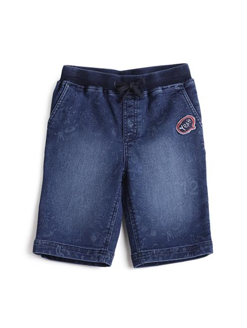 navy blue denim three fourth - 17326285 - Standard Image - 1