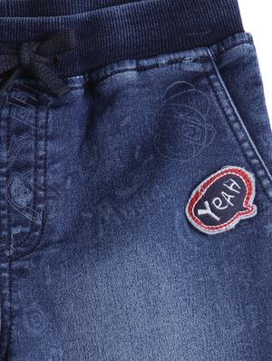navy blue denim three fourth - 17326285 - Standard Image - 3
