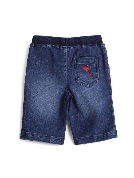 navy blue denim three fourth - 17326285 - Zoom Image - 2