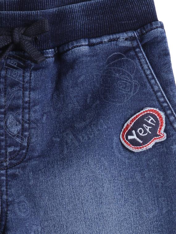 navy blue denim three fourth - 17326285 - Zoom Image - 3