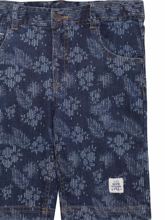 navy blue denim three fourth - 17326287 - Zoom Image - 3
