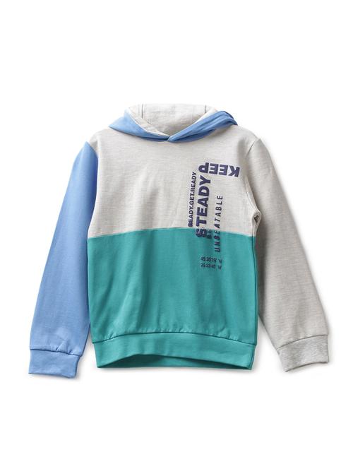 green cotton sweatshirt - 17326288 - Standard Image - 1