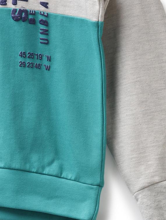 green cotton sweatshirt - 17326288 - Zoom Image - 4