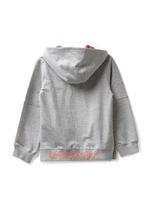 grey cotton sweatshirt - 17326290 - Standard Image - 2
