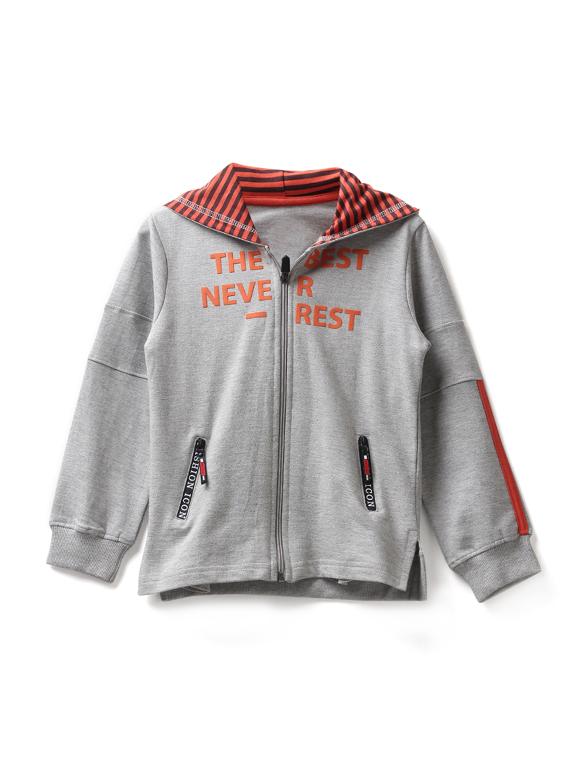 grey cotton sweatshirt - 17326290 - Zoom Image - 1