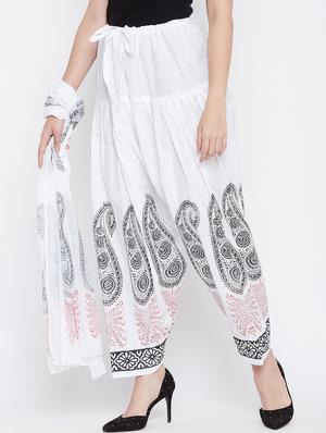 block print cotton salwar dupatta set - 17326830 - Standard Image - 2