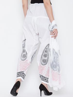 block print cotton salwar dupatta set - 17326830 - Standard Image - 3