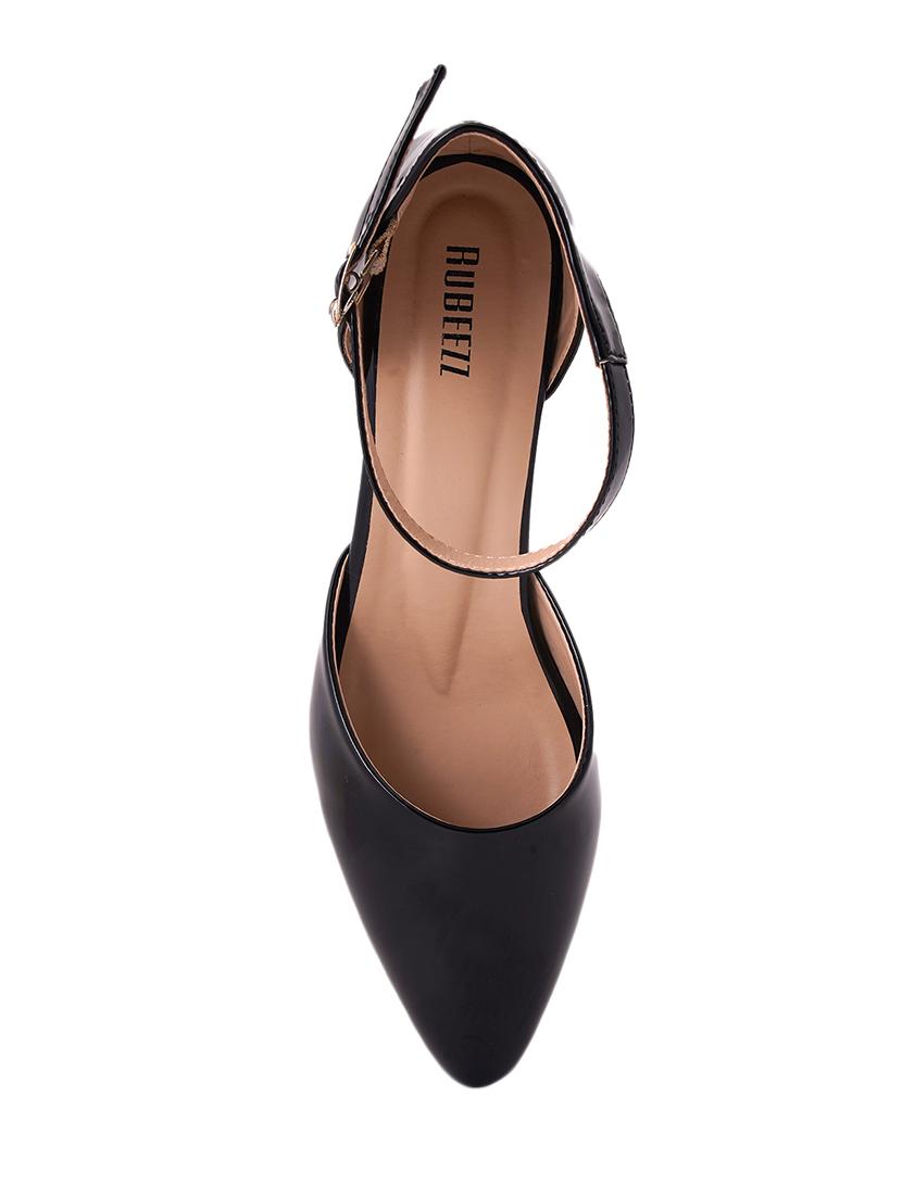black pu slip on pumps - 17326860 - Zoom Image - 4