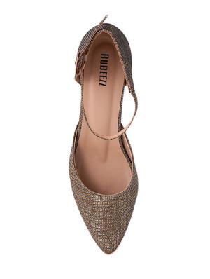 brown pu slip on pumps - 17326861 - Standard Image - 4