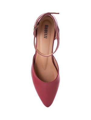 pink pu slip on pumps - 17326873 - Standard Image - 4