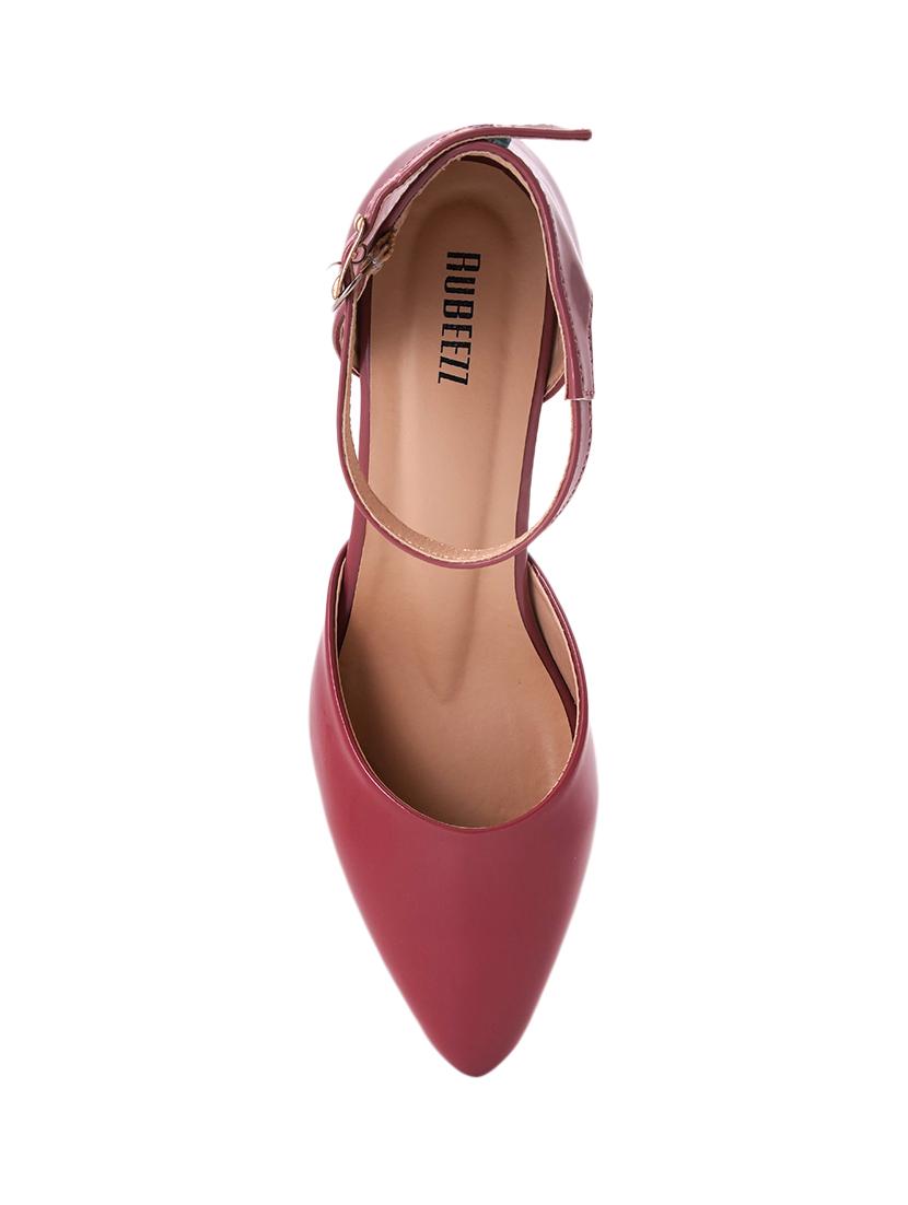 pink pu slip on pumps - 17326873 - Zoom Image - 4