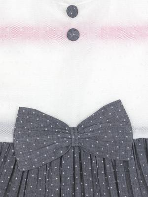 grey cotton frock - 17327392 - Standard Image - 3