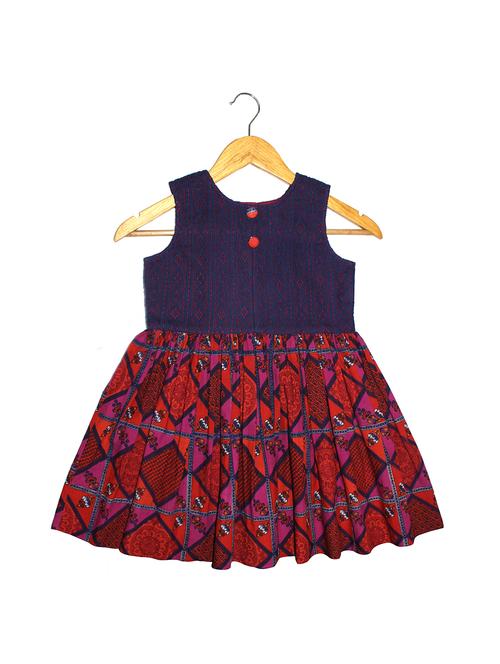 pink cotton frock - 17327394 - Standard Image - 1