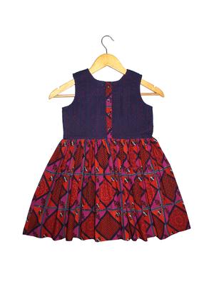 pink cotton frock - 17327394 - Standard Image - 2