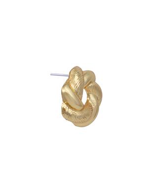 gold metal studs earring - 17327585 - Standard Image - 4