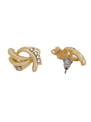 white metal studs earring - 17327604 - Standard Image - 3