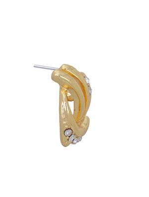white metal studs earring - 17327604 - Standard Image - 4