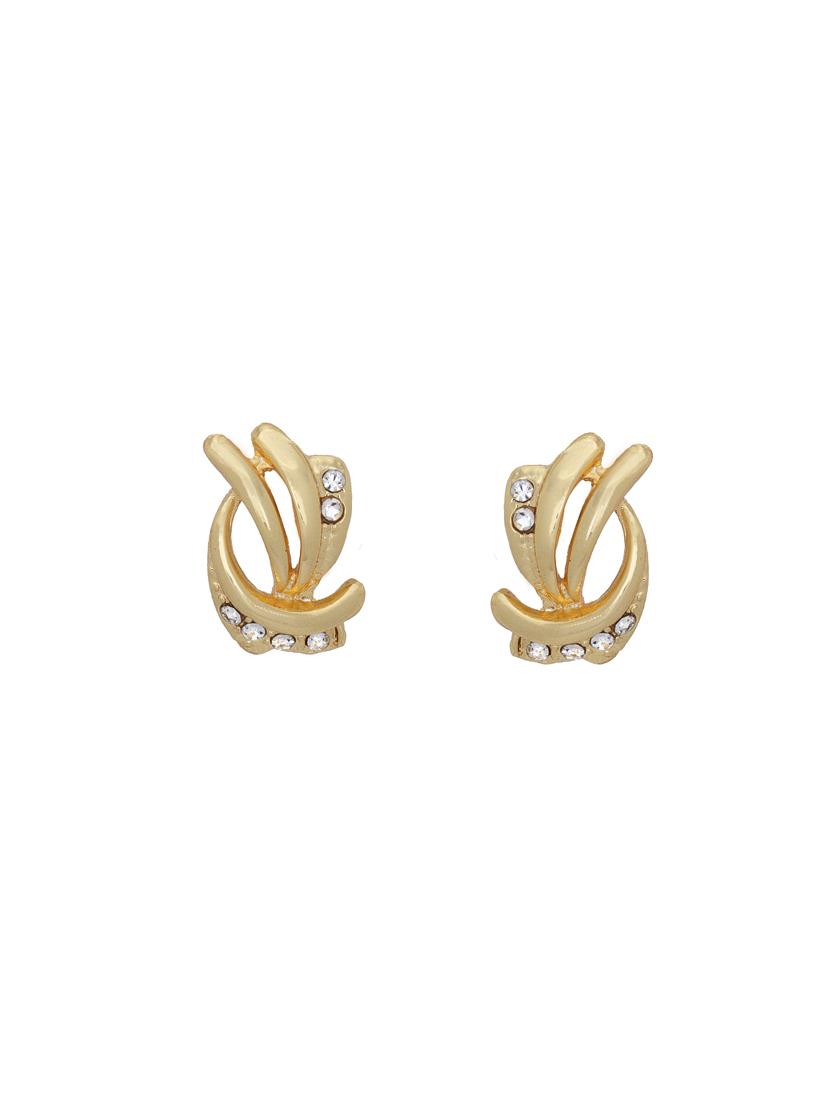 white metal studs earring - 17327604 - Zoom Image - 2