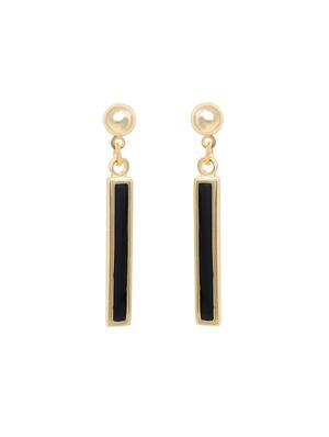 black metal drop earring - 17327615 - Standard Image - 2