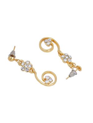 white metal chandellier earring - 17327622 - Standard Image - 3