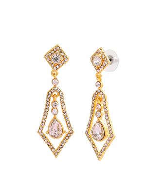 white metal chandellier earring - 17327648 - Standard Image - 3