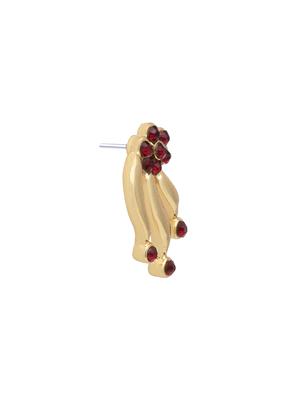 gold metal studs earring - 17327668 - Standard Image - 4