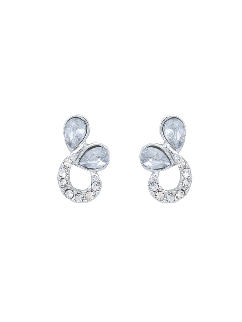 silver metal studs earring - 17327672 - Zoom Image - 2