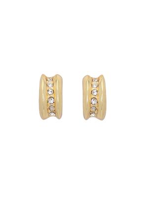 white metal studs earring - 17327703 - Standard Image - 3