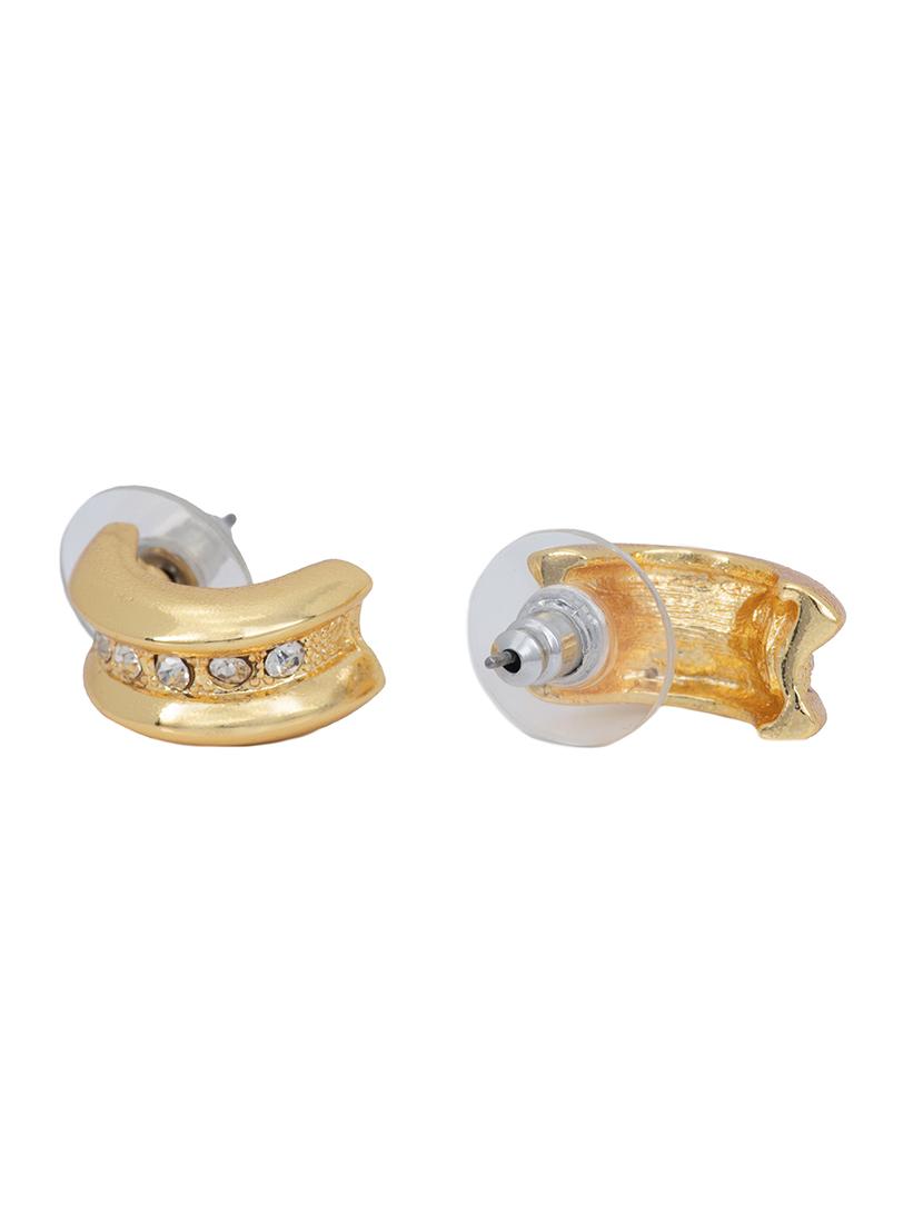white metal studs earring - 17327703 - Zoom Image - 2