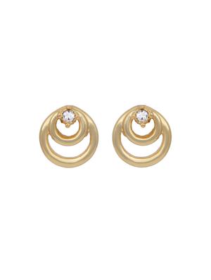white metal studs earring - 17327725 - Standard Image - 2
