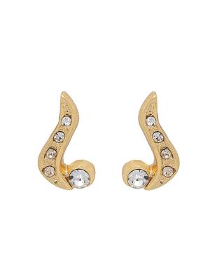 white metal studs earring - 17327737 - Standard Image - 2