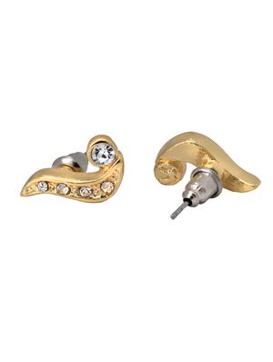 white metal studs earring - 17327737 - Standard Image - 3