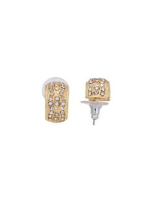 white metal studs earring - 17327761 - Standard Image - 3