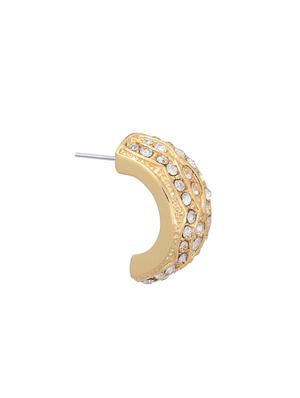 white metal studs earring - 17327761 - Standard Image - 4