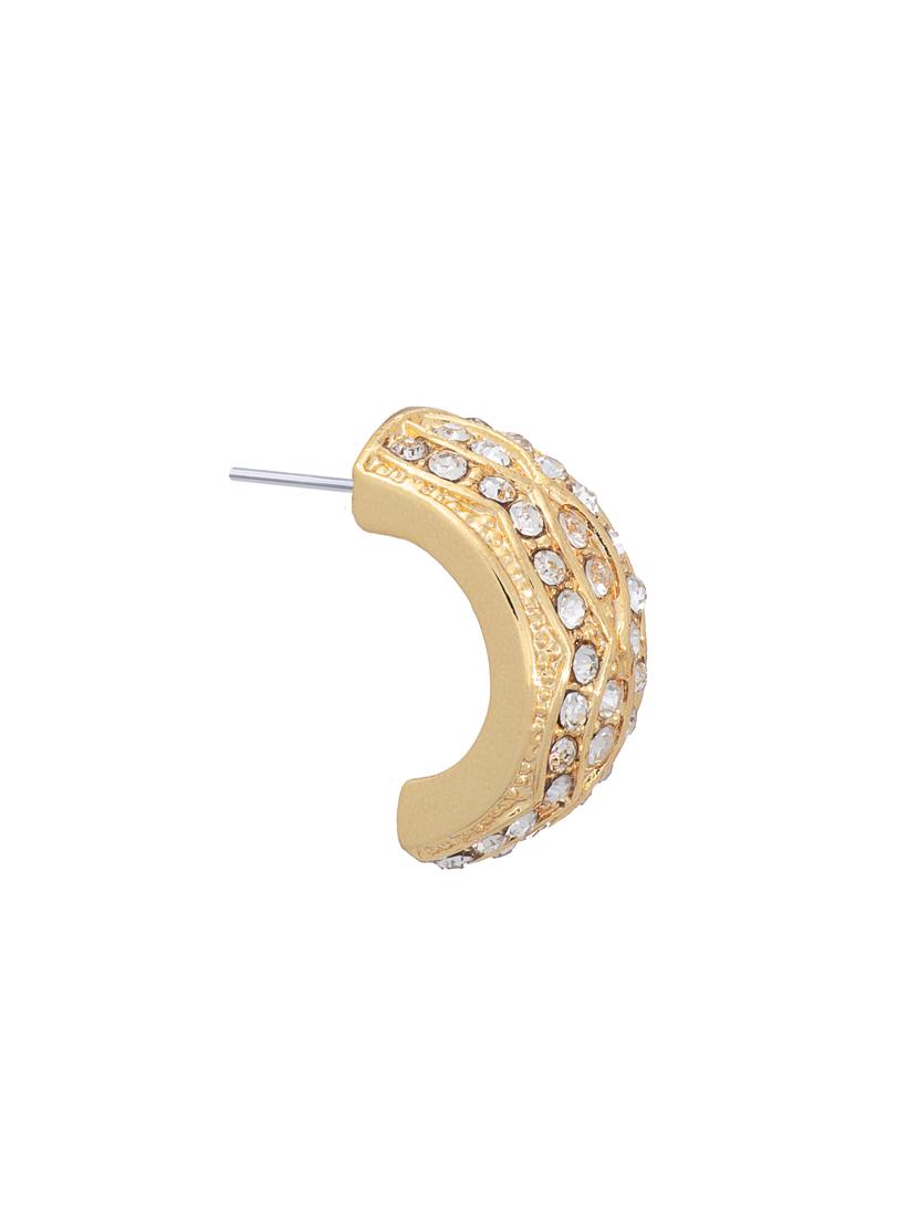 white metal studs earring - 17327761 - Zoom Image - 4