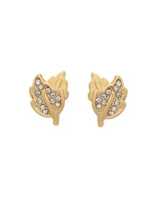 gold metal studs earring - 17327774 - Standard Image - 2