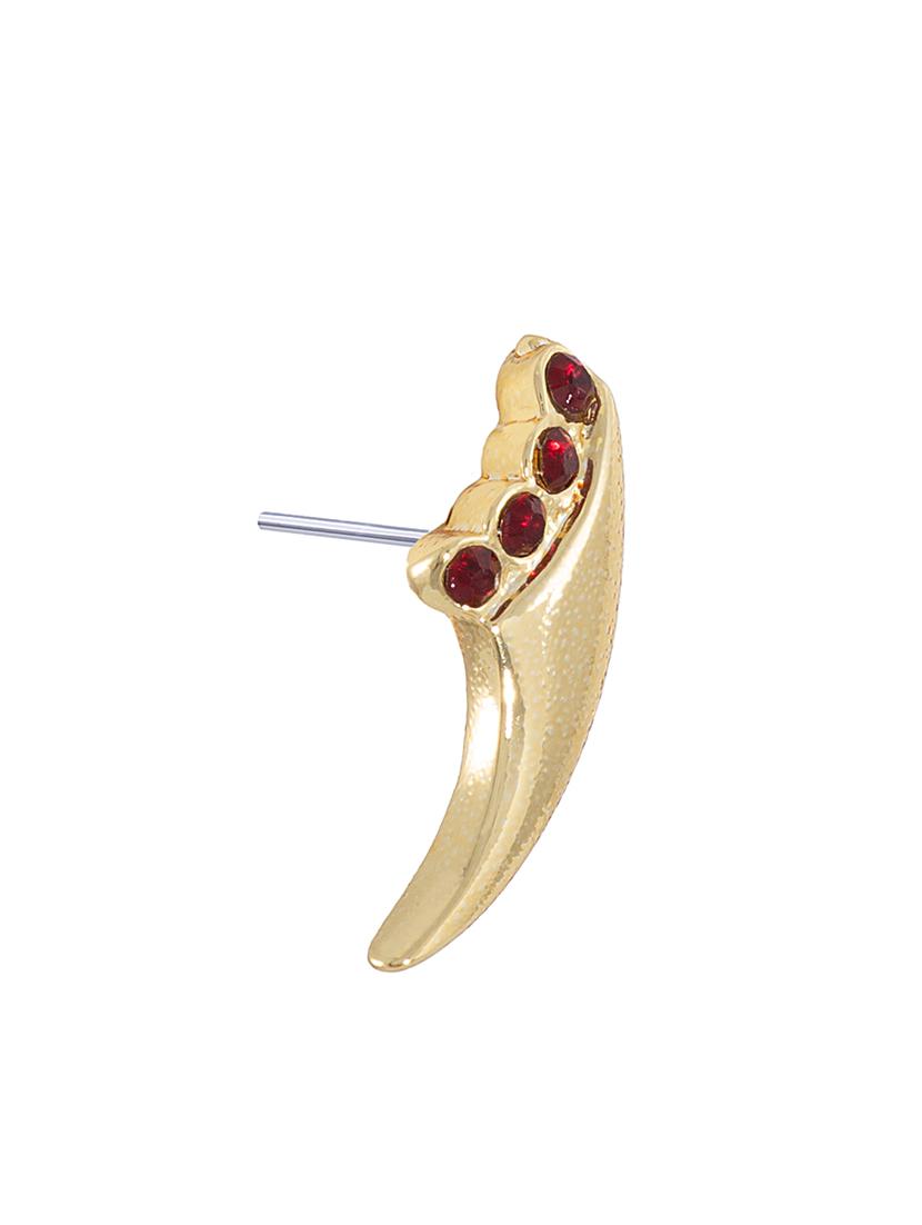 red metal studs earring - 17327781 - Zoom Image - 4