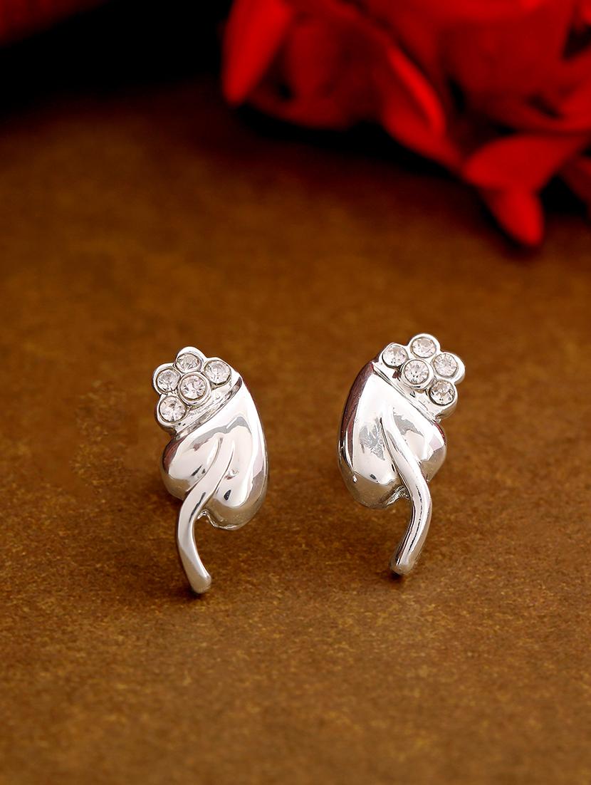 silver metal studs earring - 17327787 - Zoom Image - 1