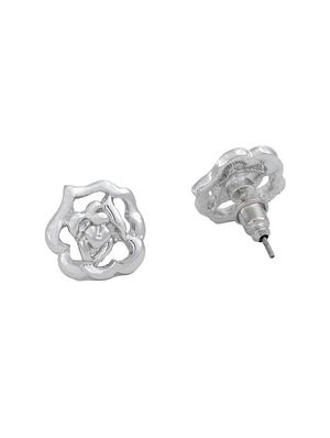silver metal studs earring - 17327808 - Standard Image - 3