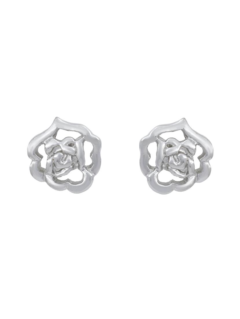 silver metal studs earring - 17327808 - Zoom Image - 2