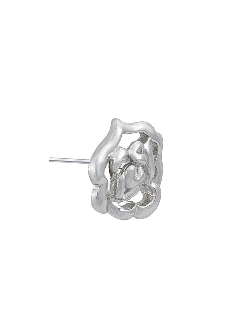 silver metal studs earring - 17327808 - Zoom Image - 4