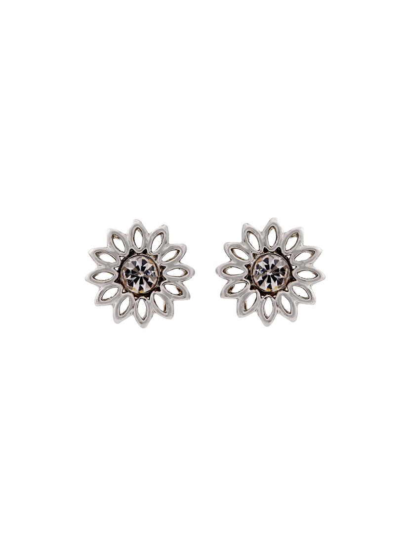 silver metal studs earring - 17327813 - Zoom Image - 3