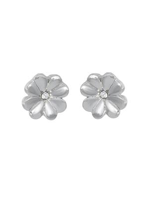 silver metal studs earring - 17327815 - Standard Image - 2