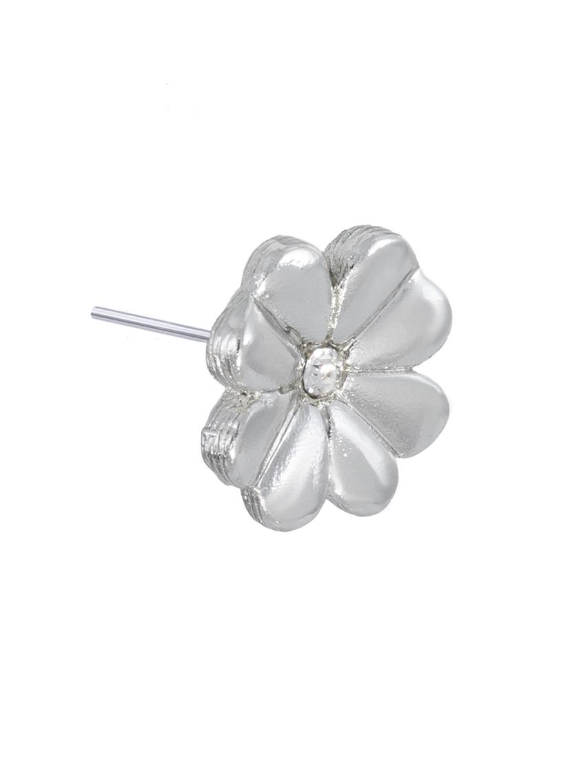 silver metal studs earring - 17327815 - Zoom Image - 4
