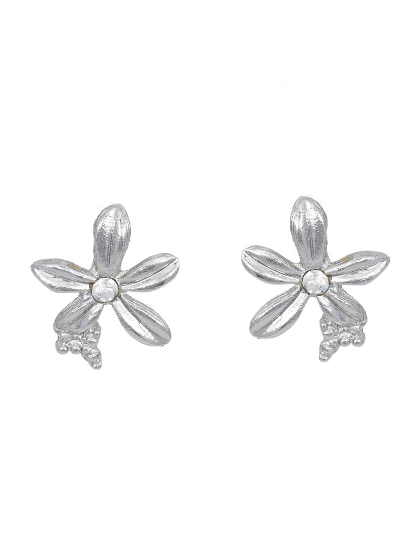 silver metal studs earring - 17327817 - Zoom Image - 2